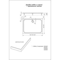 Душевой поддон Aquatek DPA-0000010 (без сифона) - Превью изображения №3 — Интернет-магазин Time-Shop