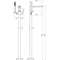 Смеситель Ravak FM 081.00 [X070079] - Превью изображения №2 — Интернет-магазин Time-Shop