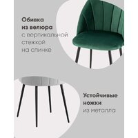 Стул Stool Group Логан SN LV-121-Ca-01-01 (велюр фисташковый) - Превью изображения №12 — Интернет-магазин Time-Shop