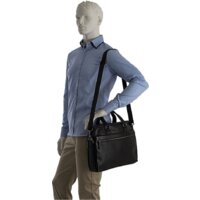 Мужская сумка Francesco Molinary 356-Q8222-8-BLK - Превью изображения №2 — Интернет-магазин Time-Shop