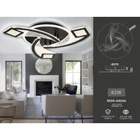 Припотолочная люстра Ambrella light Acrylica FA4477 - Превью изображения №8 — Интернет-магазин Time-Shop