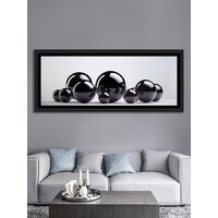 Картина Декарт Абстракция с черными шарами 8Л0422 - Превью изображения №2 — Интернет-магазин Time-Shop