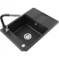 Кухонная мойка TEKA Estela 50 S-TQ (оникс) - Превью изображения №2 — Интернет-магазин Time-Shop