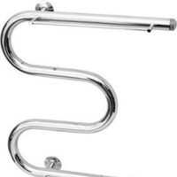 TERMINUS 32 ПС М-образный с полкой 500x500 (хром)