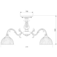 Подвесная люстра Евросвет 60106/5 (Античная бронза) - Превью изображения №4 — Интернет-магазин Time-Shop