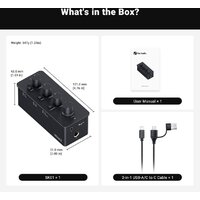 Настольный усилитель Fosi Audio SK01 - Превью изображения №2 — Интернет-магазин Time-Shop