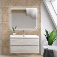  BelBagno Тумба под умывальник Albano-1000-2C-SO-RVB (белый дуб vintage) - Превью изображения №2 — Интернет-магазин Time-Shop