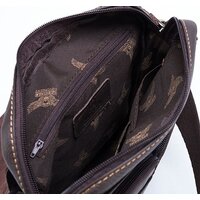 Сумка через плечо Poshete 196-3143-YB42-DBW (коричневый) - Превью изображения №13 — Интернет-магазин Time-Shop