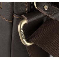 Сумка через плечо Poshete 196-3143-YB42-DBW (коричневый) - Превью изображения №16 — Интернет-магазин Time-Shop