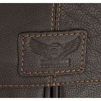 Сумка через плечо Poshete 196-3143-YB42-DBW (коричневый) - Превью изображения №15 — Интернет-магазин Time-Shop