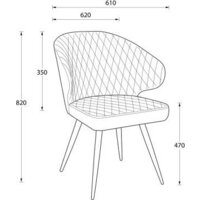 Стул Мамадома ROB-R1 360 (k08 Графит замша Lux/черный) - Превью изображения №15 — Интернет-магазин Time-Shop