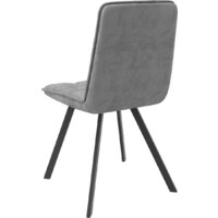 Стул Мамадома Rom D (b22 Grey Lux/черный) - Превью изображения №2 — Интернет-магазин Time-Shop