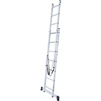 Лестница-стремянка Новая высота NV 122 алюминиевая двухсекционная 2x7 ступеней - Превью изображения №5 — Интернет-магазин Time-Shop