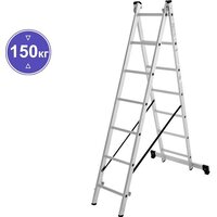 Новая высота NV 122 алюминиевая двухсекционная 2x7 ступеней