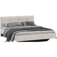 Трия Элис тип 1 с мягкой обивкой 160x200 (велюр бежевый)