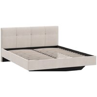 Кровать Трия Элис тип 1 с мягкой обивкой 160x200 (велюр бежевый) - Превью изображения №2 — Интернет-магазин Time-Shop