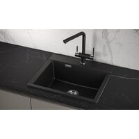 Кухонная мойка Granula ES-5804 (турмалин) - Превью изображения №3 — Интернет-магазин Time-Shop