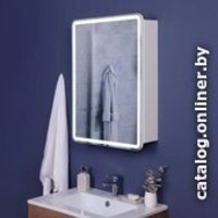 Пекам Шкаф с зеркалом LED Marta 50x80 (с сенсором на прикосновение)