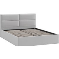 Кровать Трия Глосс универсальный тип 1 160x200 (велюр Confetti Silver) - Превью изображения №2 — Интернет-магазин Time-Shop