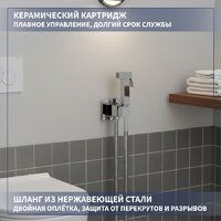 Гигиенический душ Lauter Mild 21LT071CH - Превью изображения №2 — Интернет-магазин Time-Shop