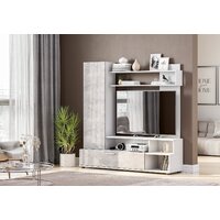 NN мебель МГС 9 (белый/цемент светлый)