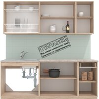 Готовая кухня Интерлиния Мила 20 (бетон лайт/антрацит/опал светлый) - Превью изображения №7 — Интернет-магазин Time-Shop