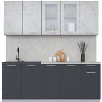 Интерлиния Мила 20 (бетон лайт/антрацит/опал светлый)