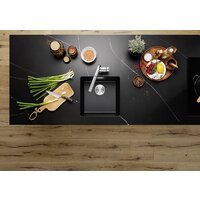 Кухонная мойка Blanco Subline 400-U Coloured Components 527786 (черный) - Превью изображения №3 — Интернет-магазин Time-Shop