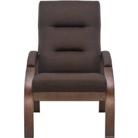 Интерьерное кресло Импэкс Leset Лион (орех текстура/малмо 28/коричневый) - Превью изображения №5 — Интернет-магазин Time-Shop