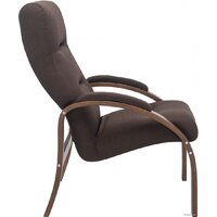 Интерьерное кресло Импэкс Leset Лион (орех текстура/малмо 28/коричневый) - Превью изображения №6 — Интернет-магазин Time-Shop