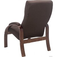 Интерьерное кресло Импэкс Leset Лион (орех текстура/малмо 28/коричневый) - Превью изображения №4 — Интернет-магазин Time-Shop