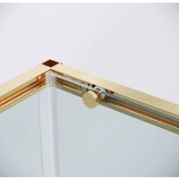 Душевая стенка Grossman Galaxy 90x195 200.K33.01.90.32.00 (золото сатинстекло прозрачное) - Превью изображения №3 — Интернет-магазин Time-Shop