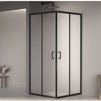 Душевой уголок RGW PA-030B 3508103088-24 80x80 (черный/матовое-сатинат стекло) - Превью изображения №1 — Интернет-магазин Time-Shop