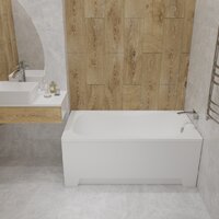 Ванна Lauter Sophia 130 21205130 (с каркасом и сифоном 21Y11021 матовый черный) - Превью изображения №15 — Интернет-магазин Time-Shop