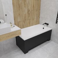 Ванна Lauter Sophia 130 21205130 (с каркасом и сифоном 21Y11021 матовый черный) - Превью изображения №25 — Интернет-магазин Time-Shop