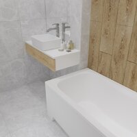 Ванна Lauter Sophia 130 21205130 (с каркасом и сифоном 21Y11021 матовый черный) - Превью изображения №18 — Интернет-магазин Time-Shop