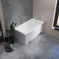 Ванна Lauter Sophia 130 21205130 (с каркасом и сифоном 21Y11021 матовый черный) - Превью изображения №7 — Интернет-магазин Time-Shop