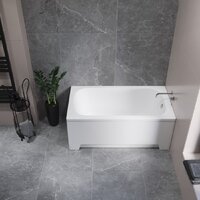 Ванна Lauter Sophia 130 21205130 (с каркасом и сифоном 21Y11021 матовый черный) - Превью изображения №9 — Интернет-магазин Time-Shop