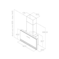 Кухонная вытяжка Elica Super Plat BL/F/80 - Превью изображения №3 — Интернет-магазин Time-Shop