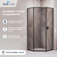 Душевой уголок RGW SV-82B R 33328200-34R (черный/тонированное стекло) - Превью изображения №4 — Интернет-магазин Time-Shop