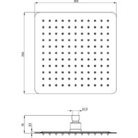 Душевая система  Deante Blur NQL 09YK - Превью изображения №7 — Интернет-магазин Time-Shop