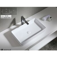 Умывальник Uptrend Athena глянцевый белый - Превью изображения №2 — Интернет-магазин Time-Shop