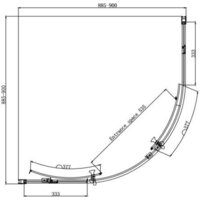 Душевой уголок Ambassador Kingston 14011104 90х90 - Превью изображения №9 — Интернет-магазин Time-Shop