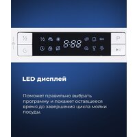 Отдельностоящая посудомоечная машина MAUNFELD MWF08B - Превью изображения №24 — Интернет-магазин Time-Shop