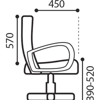 Офисное кресло Brabix Prestige Ergo MG-311 (ткань, серый) - Превью изображения №8 — Интернет-магазин Time-Shop