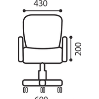 Офисное кресло Brabix Prestige Ergo MG-311 (ткань, серый) - Превью изображения №7 — Интернет-магазин Time-Shop