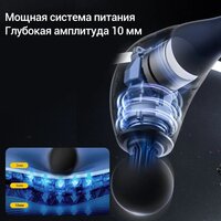 Перкуссионный массажер Deerma DEM-M103G - Превью изображения №7 — Интернет-магазин Time-Shop