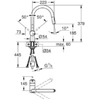 Смеситель Grohe Minta 32321AL2 - Превью изображения №2 — Интернет-магазин Time-Shop