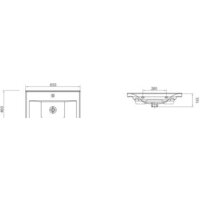 Умывальник Lapino Sava 2065 - Превью изображения №2 — Интернет-магазин Time-Shop