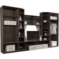 Стенка Горизонт Атланта (венге-дуб) - Превью изображения №3 — Интернет-магазин Time-Shop